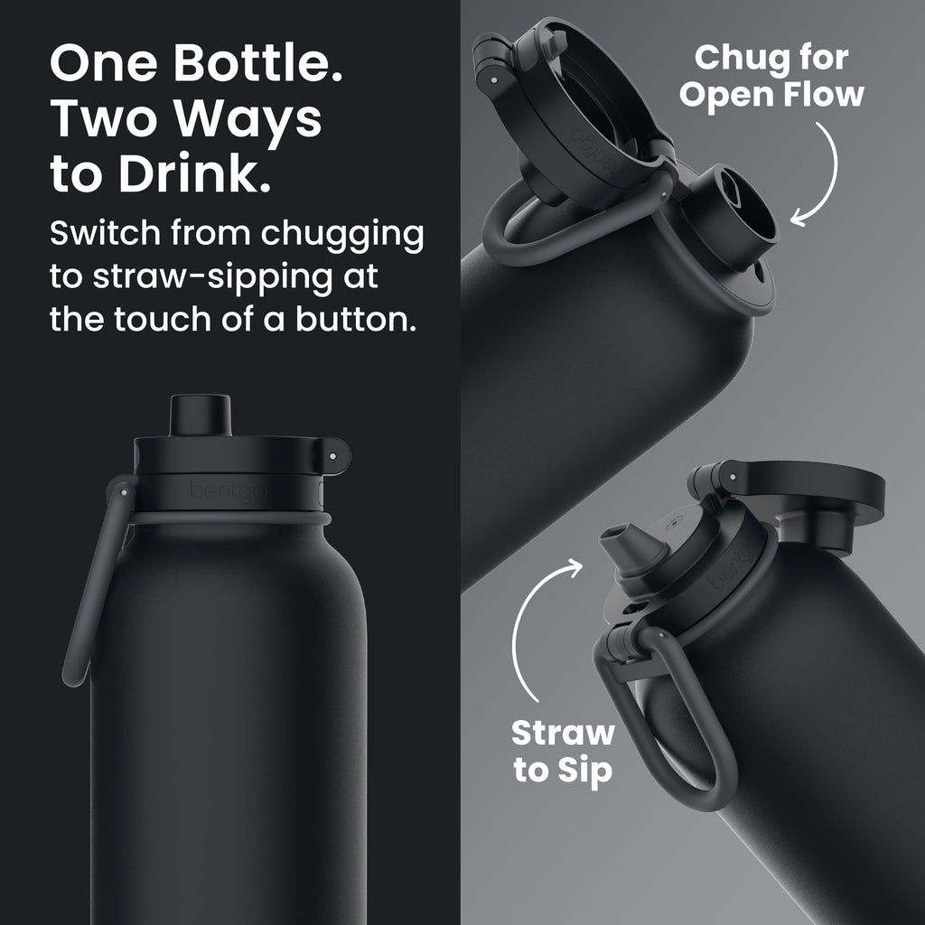 Bentgo Flip 2-in-1 Water Bottle (40 fl oz)